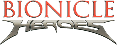 Bionicle Heroes title screen for Wii